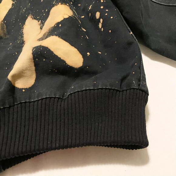 Carhartt Bomber Jacket Mens 3XL Distressed Tie Dye Style - Picture 16 of 16